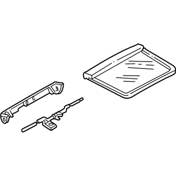 GM 10313014 Window Assembly, Roof Lift Off