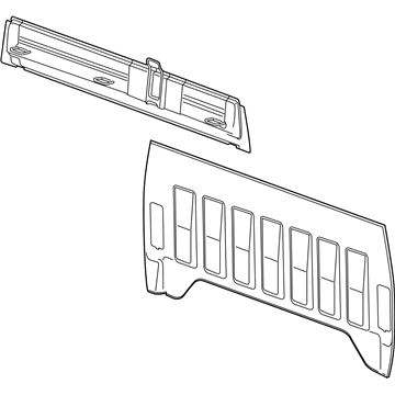 Chevy 15918059 Back Panel