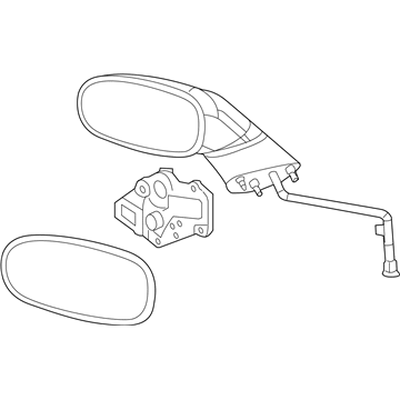 Chevy 10390214 Mirror Assembly