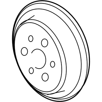 Chevy 90537298 Pulley