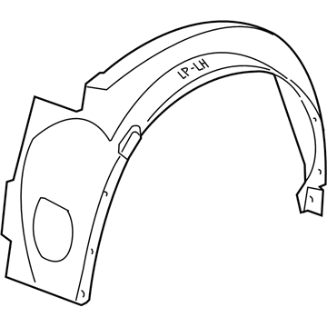 Chevy 15882053 Fender Liner