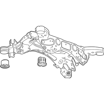 GM 84660444 Cradle Assembly, Rear Susp