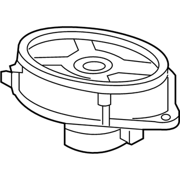 GM 84248774 Speaker Assembly, Rdo Rr