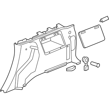 Hummer 15795307 Lower Quarter Trim