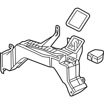 Chevy 15251142 Lower Duct