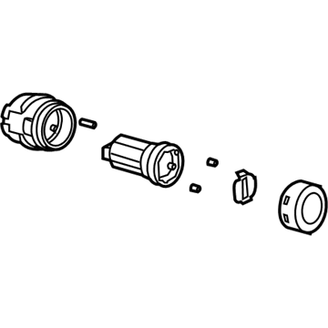 Saturn Door Lock Cylinder - 15785083