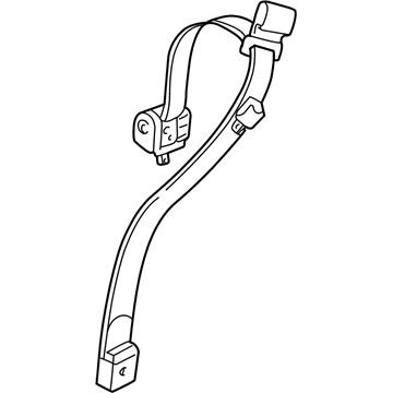 Pontiac 88898967 Belt & Retractor