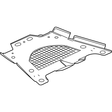 Cadillac 15849031 Rear Shield