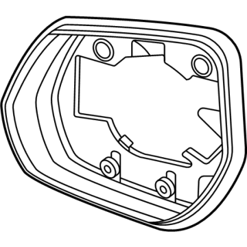 GM 42826995 BEZEL-O/S RR VIEW MIR HSG