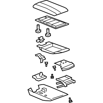 Cadillac 20978816 Armrest