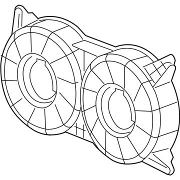 GM 89022527 Shroud,Engine Coolant Fan