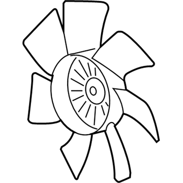 Cadillac 89022529 Fan Blade