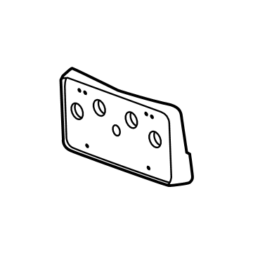 Cadillac 84671011 License Bracket