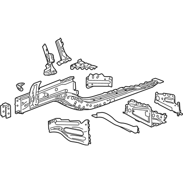 Cadillac 23222828 Lower Rail Assembly