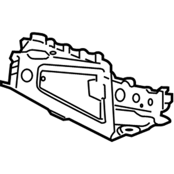 GM 23176441 Extension, Front Compartment Side Rail Rear