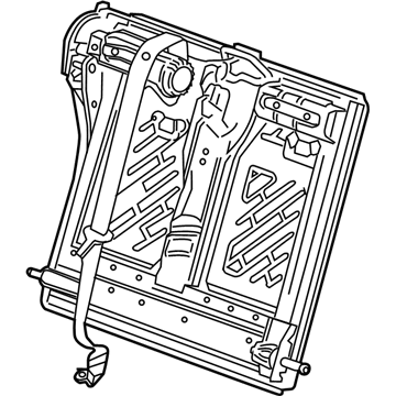 Chevy 13353801 Seat Back Panel