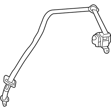 Chevy 96834259 Center Belt Assembly