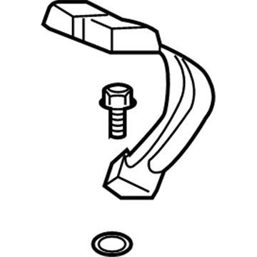 GM 96870656 Buckle Assembly, Rear Seat Belt Beige