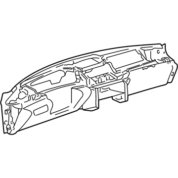 GM 22656765 Panel Assembly, Instrument Panel *Graphite