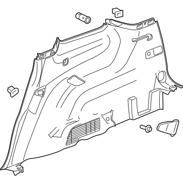 GM 84611472 Panel Assembly, Qtr Lwr Rr Tr *Shale