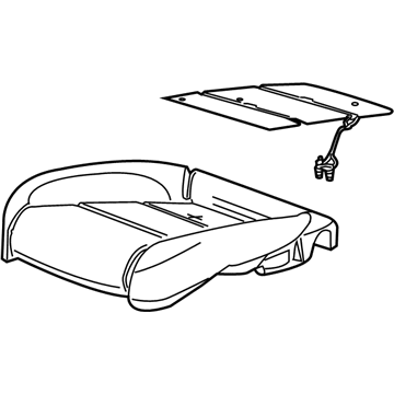 GM 95077849 Pad,Front Seat Cushion