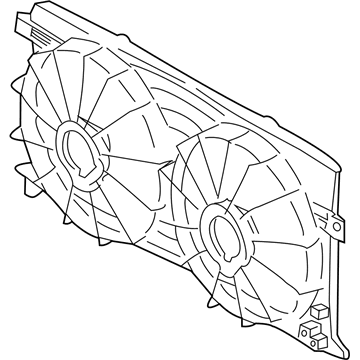 2003 Pontiac Bonneville Fan Shroud - 12487606