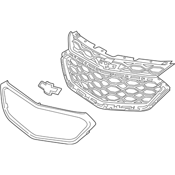 Chevy 84408138 Grille Assembly