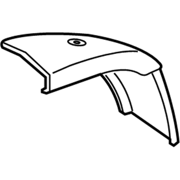 GM 22979699 Panel,Rear Wheelhouse Rear Inner