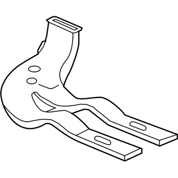 GM 13372443 Duct, Floor Rear Air Outlet