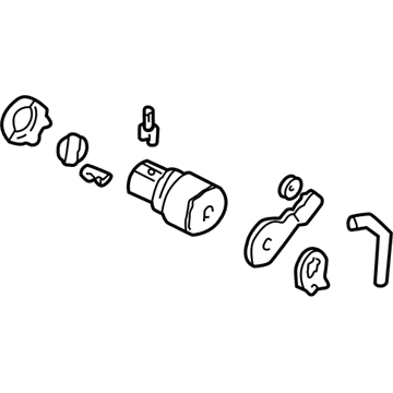 GM 15782681 Cylinder Kit,Front Side Door Lock(Uncoded)