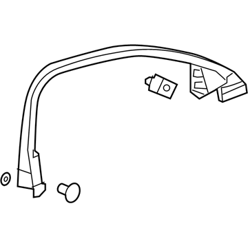 GM 23332213 Molding Assembly, Front Side Door Window Garnish