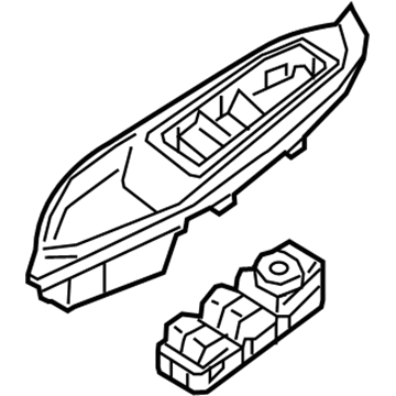 GM 84025550 Plate Assembly, Front Side Door Accessory Switch Mount *French Roastt