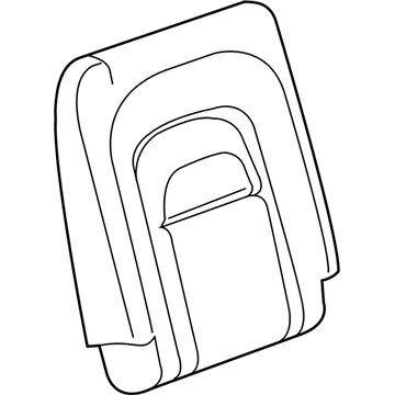 Chevy 23455712 Seat Back Cover