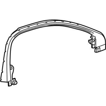 GM 85617298 MOLDING ASM-FRT S/D WDO GARN