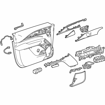 Cadillac 86827065 Door Trim Panel