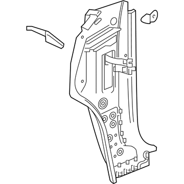 Chevy 84390652 Hinge Pillar Reinforcement