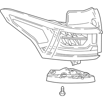 2021 Chevy Traverse Tail Light - 85164972