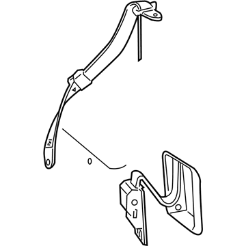 1995 Chevy Cavalier Seat Belt - 12532115