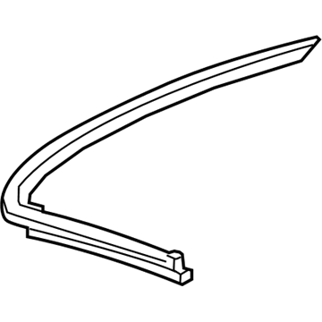 GM 84257336 Weatherstrip Assembly, Folding Top Front