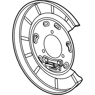 Chevy 92227528 Backing Plate