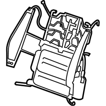 Cadillac 84019686 Lumbar Support