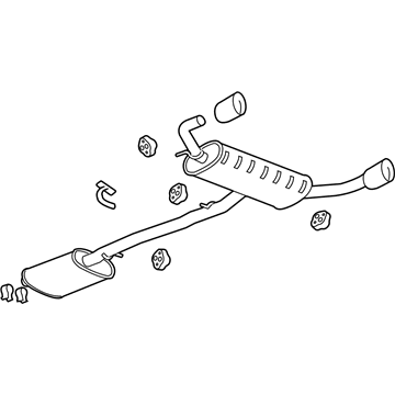 Chevy Equinox Muffler - 25920445