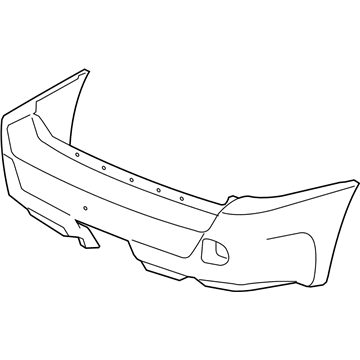 GM 89045672 Rear Bumper Cover