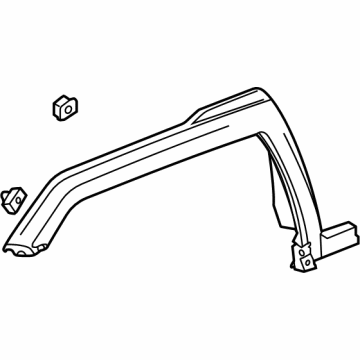 GM 84861641 Molding Assembly, Front Whl Opg *Carbon Flasht