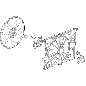 Chevy Trax A/C Condenser Fan - 42727114