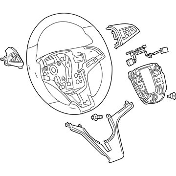 GM 22966422 Steering Wheel Assembly *Urban