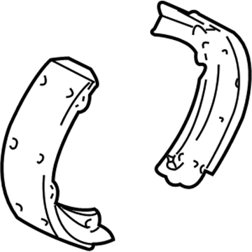 GMC 19256493 Brake Shoes