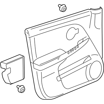 Chevy 15237670 Door Trim Panel