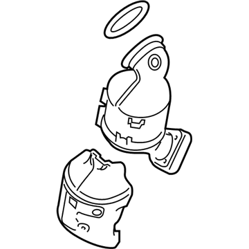 Chevy 19420225 CONVERTER,WARM UP 3WAY CATALYTIC(NO HEAT SHIELD AT FLANGE, STILL CAN USE IN PLACE OF OLD PARTTHAT HAD HEAT SHIELD)(NO HEAT SHIELD AT FLANGE, STILL CAN USE IN PLACE OF OLD PARTTHAT HAD)(AT ENGINE)