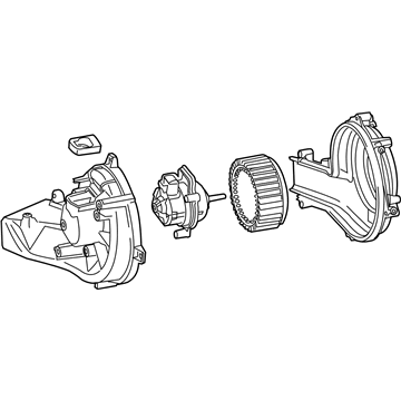 Cadillac 20889399 Blower Assembly